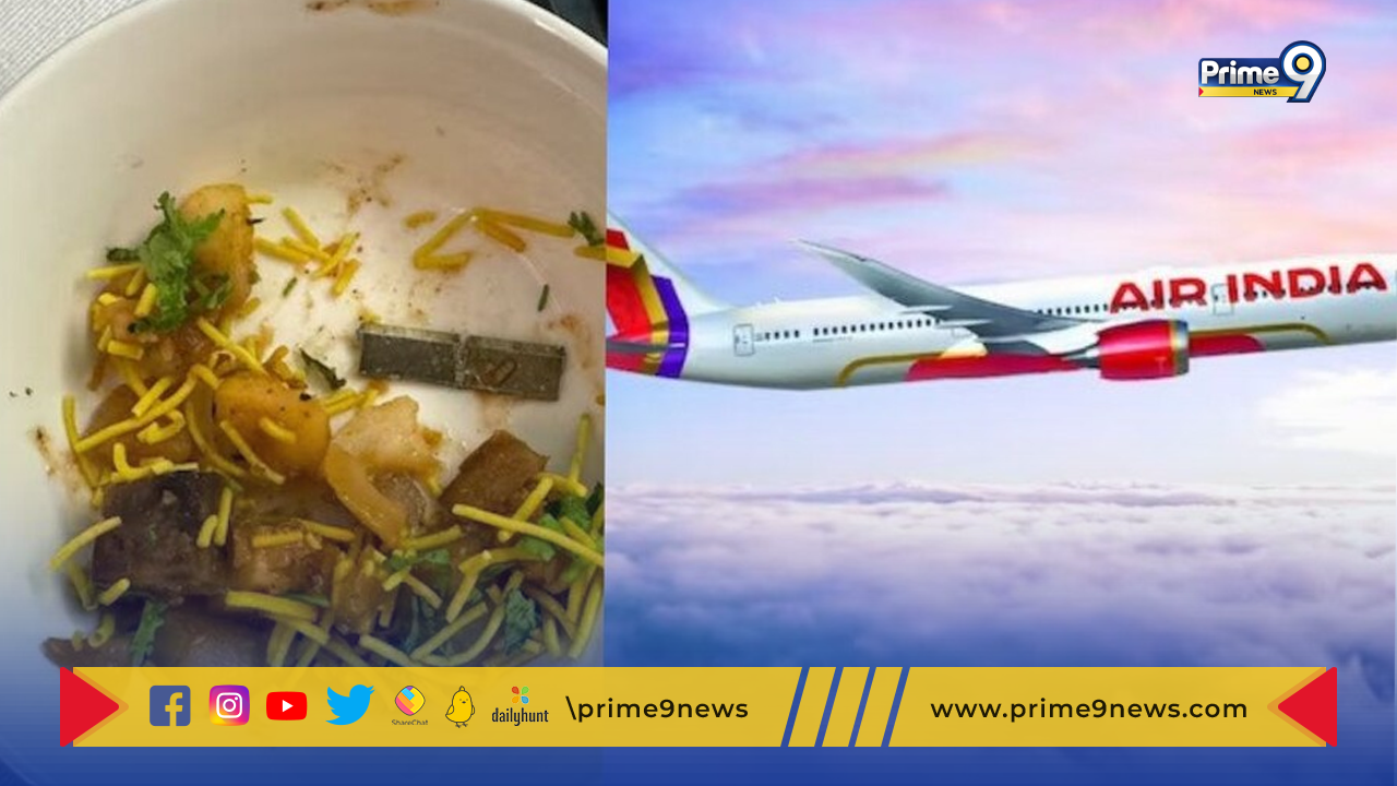 Air india Flight Food: ఎయిర్‌ ఇండియా విమానం భోజనంలో బ్లేడ్‌ ..